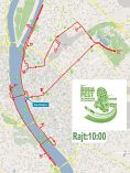 Budapest Félmaraton útvonal térkép frissítőpontokkal