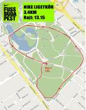 Budapest Félmaraton Nike Ligetkör Városliget útvonal térkép