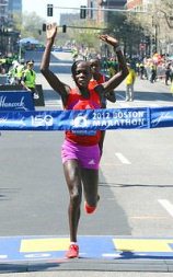 Sharon Cherop Boston Marathon 2012