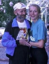 Grete Waitz és Fred Lebow, a New York Maraton atyja.