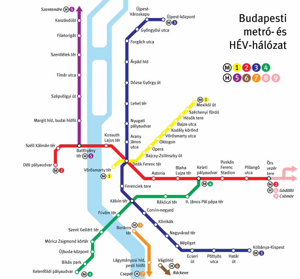 budapest térkép bkv útvonalakkal 4 es metró útvonal térképe és állomásai   Budapest budapest térkép bkv útvonalakkal
