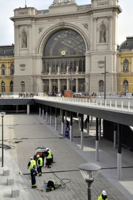 4-es metró építése a Keleti pályaudvaron