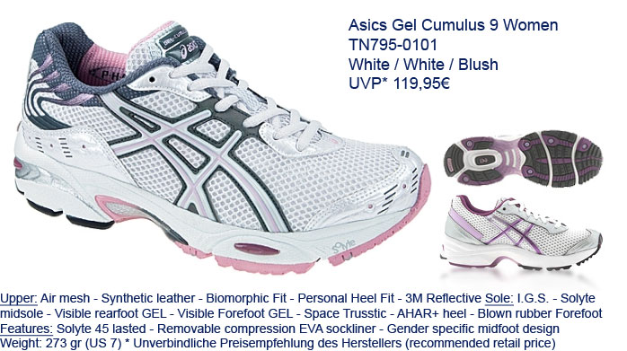 futócipők, Asics Gel Cumulus női futócipő