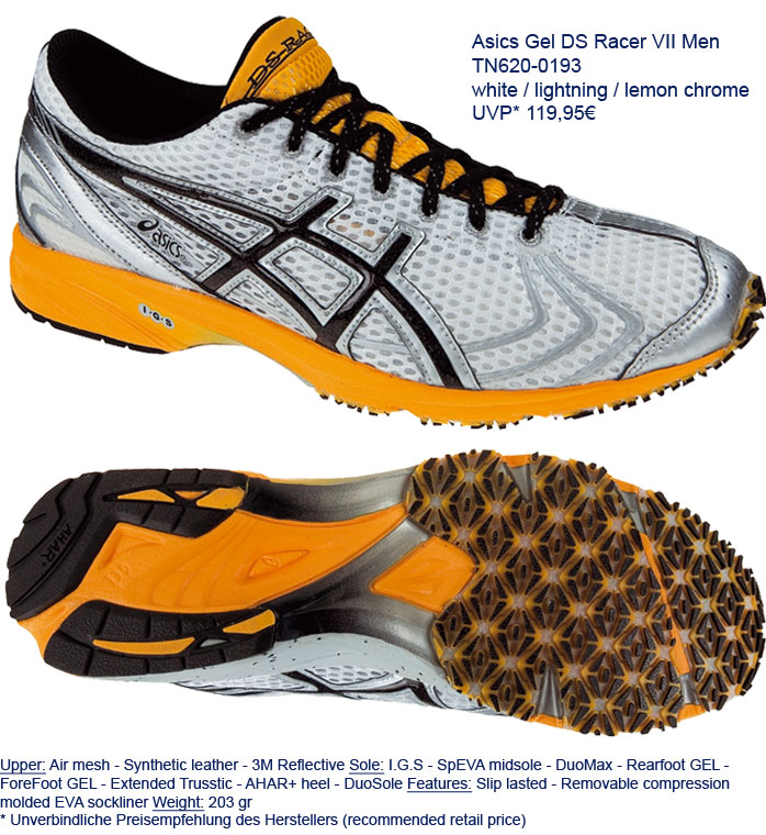 futócipők, Asics Gel DS Racer VII versenycipő