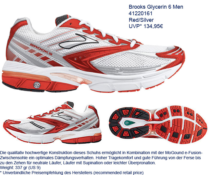 brooks futócipők, Brooks Glycerin 6 férfi futócipő