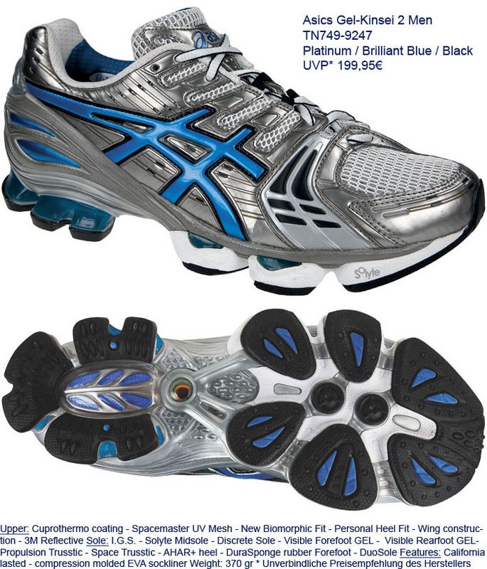 asics gel kinsei 2 mens shoes