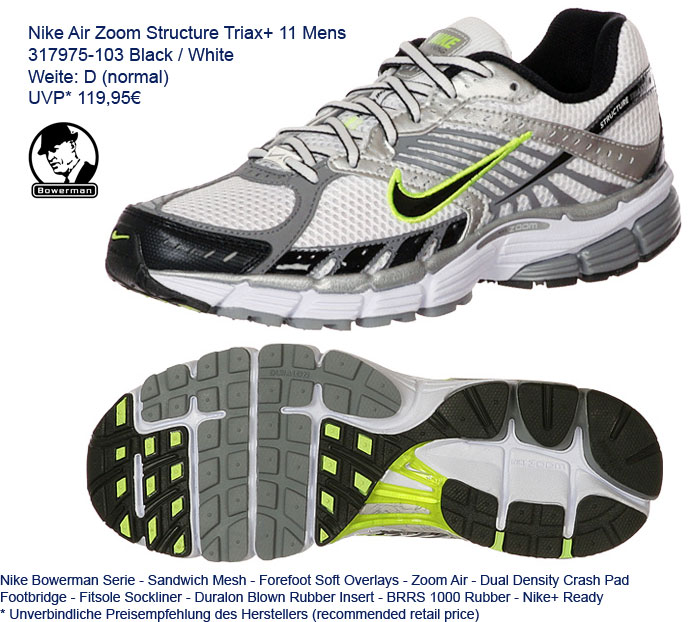 futócipők, Nike Air Zoom Structure Triax+ 11 férfi futócipő