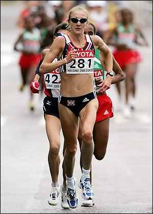 Paula Radcliffe női maraton futás