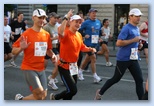 Budapest Marathon in Hungary, runners