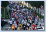 Plus Budapest Marathon hömpölygő maratoni tömeg