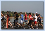 Budapest Marathon in Hungary, Runners in Margaret Bridge