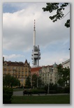 Prága Maraton futás Žižkov tower  Praha, TV tower Prague