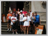 Prága Maraton futás Hungarian Marathon runners in Prague