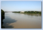 Duna áradása Budapesten Duna magas vízállása a Margit-szigetnél
