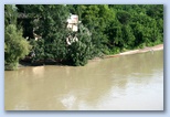 Duna áradása Budapesten Duna a szigeten