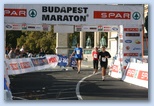 Spar Budapest Marathon finish 2009 Pahl Philipp, Eckhardt Julia, Hamburg, Fintha-Nagy Ádám