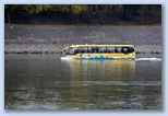 Autóbusz, Tudás Útja Félmaraton Futóverseny, kétéltű busz a Dunán