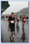 Budapest Maraton futás esőben Réka