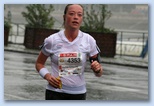 Budapest Maraton futás esőben Simonova Pavlina, CZE Pardubice