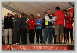 Medal and Finisher Ceremony, individual ultra Balaton runners happy runers