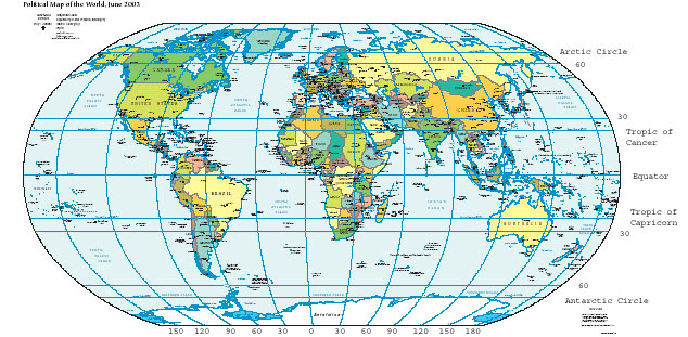 világtérképgeo koordinátákkal