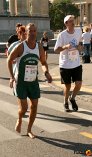 mezítláb maraton futás a Budapest Maratonon Lopez Stefano