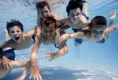 úszás a víz alatt gyerekek edzése