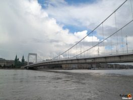 Az Erzsébet híd távlatból