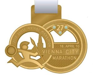 bécsi maraton és félmaraton emlékérem