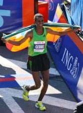 New York maratoni címvédő Gebremariam