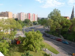 Budapest Béke tér látványa az eü központból 