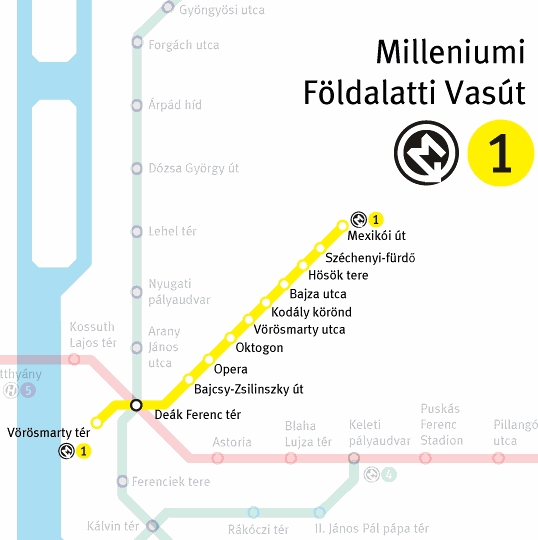 M3 metró útvonala