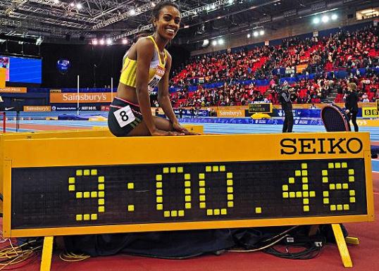 2 mérföldes futás világcsúcsa Genzebe Dibaba újabb világcsúcsot futott Birminghamben