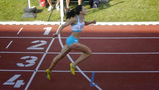 Kaptur Éva – női 100 és 200m