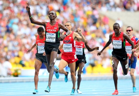 Asbel Kiprop győzelme 1500 méteres síkfutásban