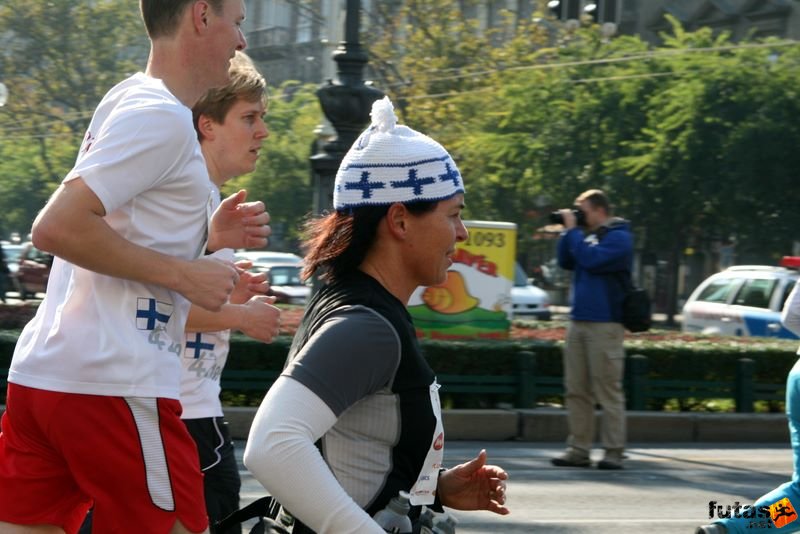 Budapest Marathon in Hungary,, runners from Finland