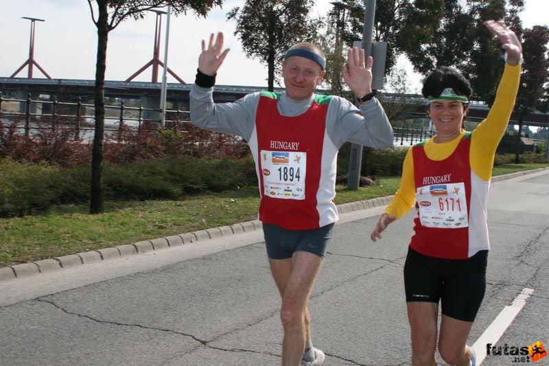 Budapest Marathon in Hungary,, Czele János, Czele Jánosné