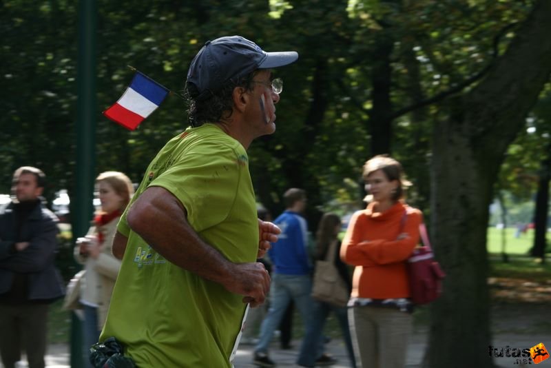 Budapest Marathon runner France Budapest Marathon in Hungary,, runner France