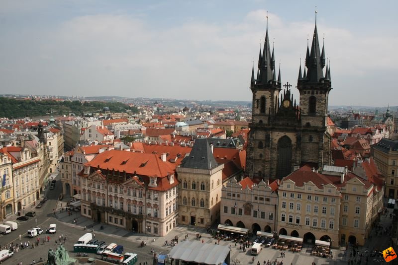 Prague Marathon Running prague_463.jpg Tyn Cathedral