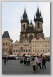 Prague Marathon Running Church of Our Lady before Tyn