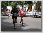 Prága Maraton futás Marathon runners at 42 km