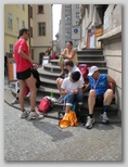 Prague Marathon Running tired marathon runners