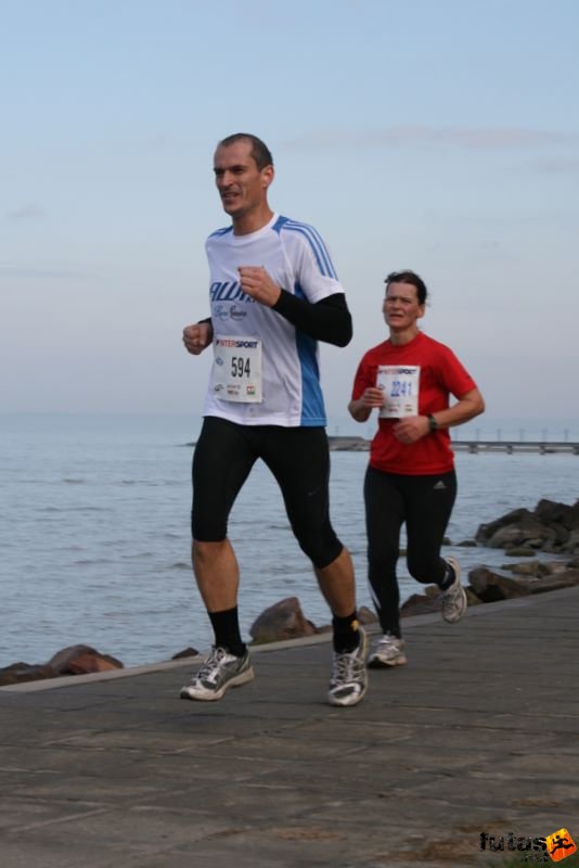 Balaton Maraton harmad maraton Siófok Werner Graser Balaton Maraton 1/3 marathon futás Siófok, Werner Graser