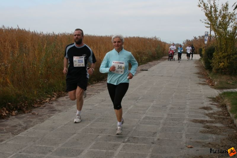 Balaton Maraton harmad maraton Siófok Kleiner Lajosné Balaton Maraton 1/3 marathon futás Siófok, Kleiner Lajosné