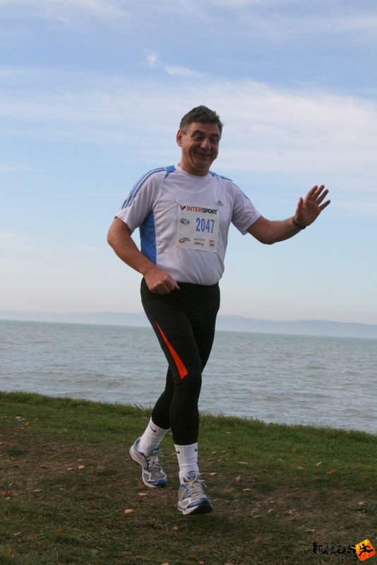 Balaton Maraton félmaraton Siófok Pap Géza Károly Balaton Maraton Siófok félmaraton futás, Pap Géza Károly