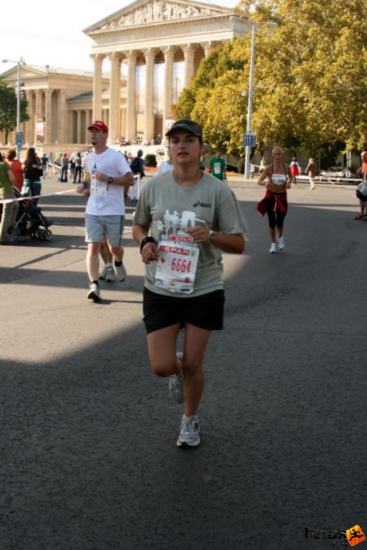 Spar Budapest Maraton futás 2009 Didier Geraldine, France Toulouse Spar Budapest Maraton futás Hősök tere, Didier Geraldine, France Toulouse