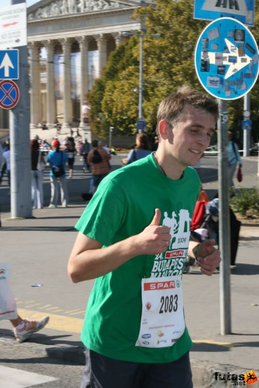 Spar Budapest Maraton futás 2009 Hechst Ádám Spar Budapest Maraton futás Hősök tere, Hechst Ádám