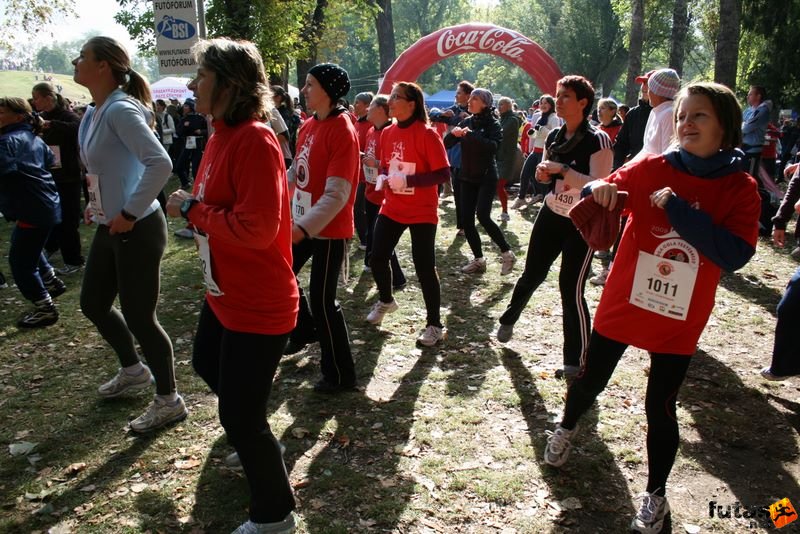 Coca-Cola Női Futás Testébresztő Női Futógála  2009, női futás bemelegítés