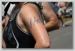 Tisza-tó Triatlon Fesztivál, Kisköre Triatlon triatlon rajtszám a karon