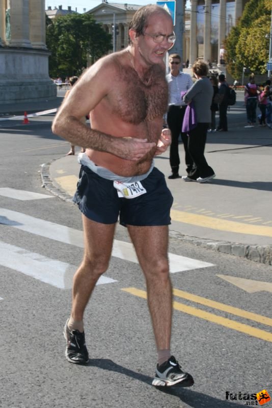 Spar Budapest Marathon 2009 Nagy Dénes Spar Budapest Marathon in Hungary Spar Budapest Marathon finish 2009, Nagy Dénes
